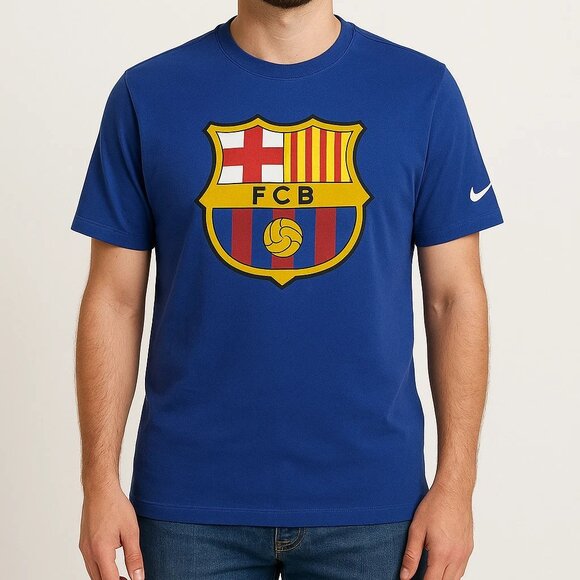 Nike FCB Blue Tee (Medium) - Picture 9 of 9